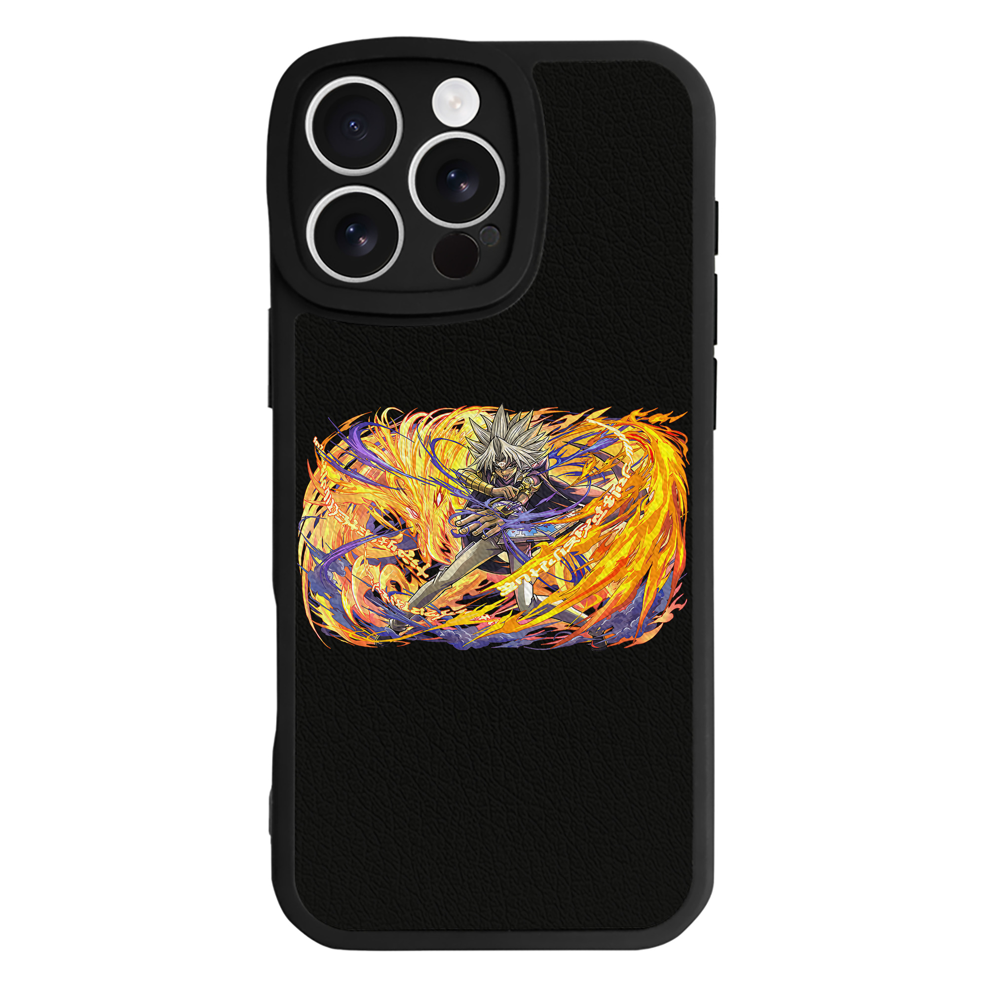 （画像用） 遊☆戯☆王 Yu-Gi-Oh! 【iPhone 16シリーズ対応】シリコンスマホケース（レザー調） 材質：シリコン